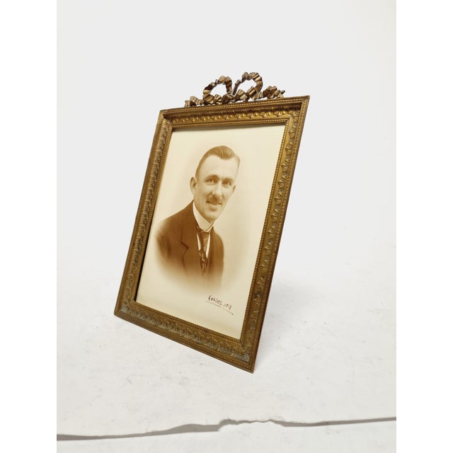 Antique Rococo Frame in Bronze, France, 1890s For Sale - Image 14 of 14
