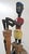 Antique Hand-Carved Guro Mask of the Ivory Coast Featuring a Seated Figure For Sale - Image 4 of 15