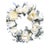 English White Roses & Sage Door Wreath 17" Flower Elegant Summer Spring Gorgeous For Sale - Image 10 of 17