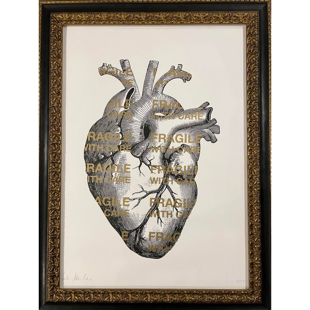 Damien Hirst Contemporary 'Handle With Care' (Gold) by Hayden Kays For Sale - Image 4 of 5