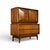 United Furniture Vintage Mid Century Modern Diamond Front Highboy Dresser C. 1960s, Attributed For Sale In New York - Image 6 of 10