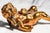 Heavy Classical Figurine Vintage Solid Metal Cherub Putti With Bird Sculpture Paperweight Home Decor Art For Sale - Image 9 of 13