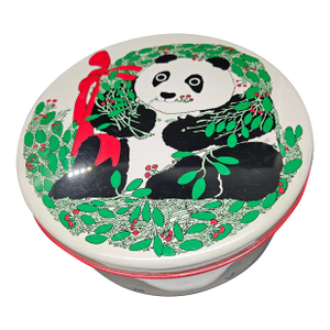 Vintage 1985 Panda Tin