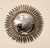 Mid-Century Modern Round Metal Sunburst Wall Mirror, Italy, 1950s For Sale - Image 3 of 7