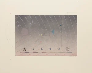 Untitled, James Evanson Screenprint, Signed and Dated in Pencil