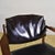 Brown Mid-Century Style Wood and Stretched Leather Armhair, 1970s For Sale - Image 8 of 9