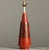 1950s 1950s Stunning Ceramic Italian Large Signed Studio Pottery Red Raymor Lamp Bitossi Aldo Londi For Sale - Image 5 of 15