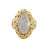 Contemporary John Hardy Pave Diamond Ring Signet Classic Chain Style Oval 18k Gold For Sale - Image 3 of 7
