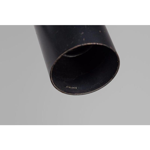 Black Model 1055 Floor Lamps attributed to Gino Sarfatti for Arteluce, Italy, 1955, Set of 2 For Sale - Image 16 of 17