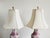 1970s Vintage Chinoiserie Style Pink Porcelain Table Lamps-A Pair For Sale - Image 5 of 12