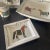 White Devon Collection Equestrian Catchall Tray, Black Stripe, Made in Italy For Sale - Image 8 of 8