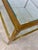 Metal Brass and Glass Side Tables, 1960s For Sale - Image 7 of 9