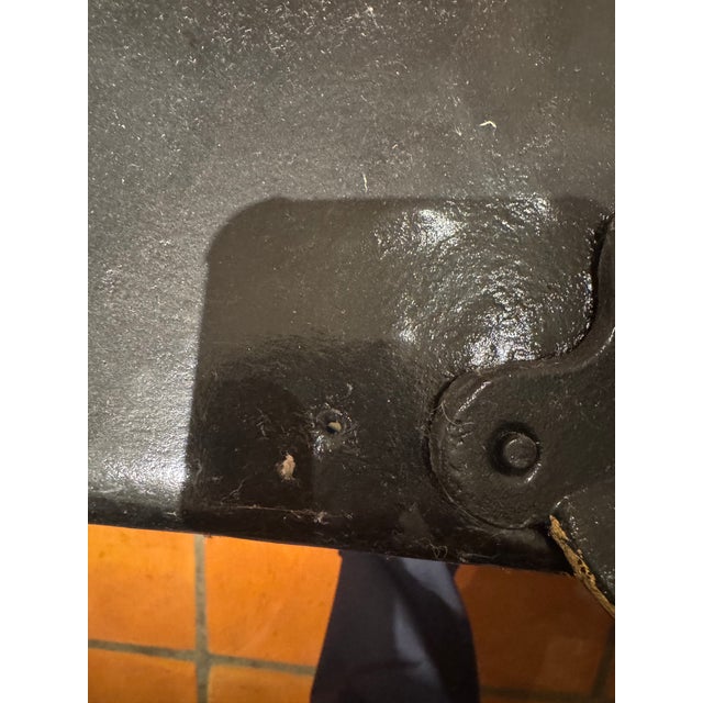 Black Antique Victorian Coal Scuttle Fireplace Box For Sale - Image 8 of 11