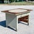 Industrial Artisan Workshop Desk with 19th-Century Stone Top For Sale - Image 3 of 18