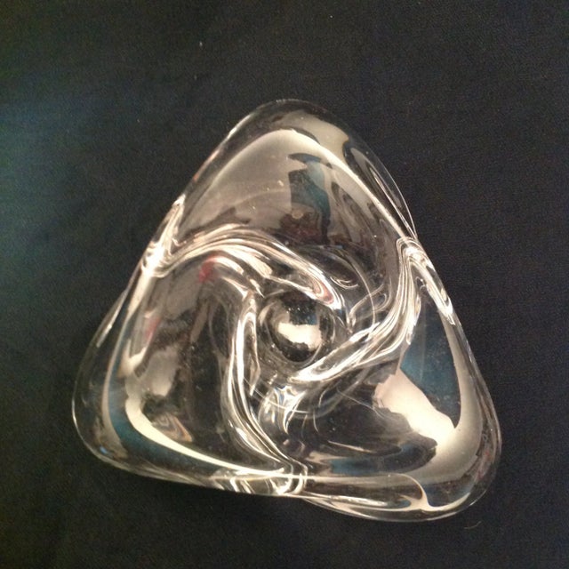 St. Louis Crystal Caravelle Ashtray For Sale - Image 9 of 12