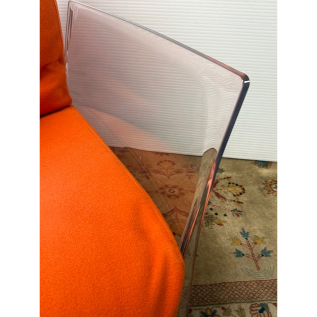 Textile Piero Lissoni for Kartell Pop Outdoor Armchair, Orange For Sale - Image 7 of 12
