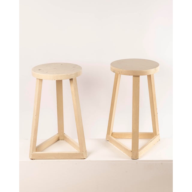 1940s Vintage Stools by Josef Hoffmann, 1940s, Set of 2 For Sale - Image 5 of 9