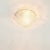 Mid-Century Modern Art Deco Geometric Transparent Glass Flush Mount From Limburg, Germany, 1970s For Sale - Image 6 of 10