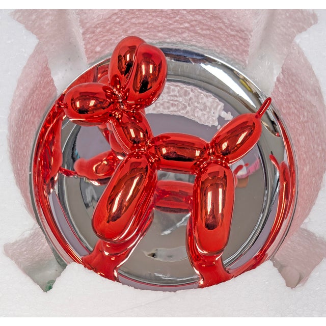 1990s Jeff Koons, Balloon Dog (Red), Porcelain Sculpture, 1995 For Sale - Image 5 of 7