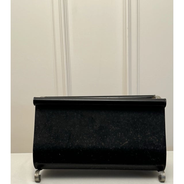English Traditional Equestrian Metal Magazine Rack For Sale - Image 12 of 12