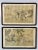 Set of Four Chinese Paintings in Rosewood Frames, Signed, 19th Century For Sale - Image 4 of 12