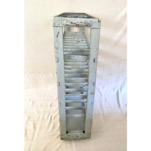 Vintage French Boulangerie Bakery Cart Rack For Sale - Image 9 of 12