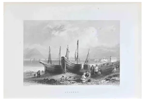 William Henry Bartlett, Alloney, Lithograph, 19th Century