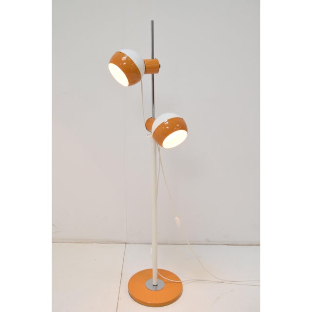 Metal Mid-Century Magnetic Floor Lamp, 1970s For Sale - Image 7 of 15