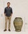 An exceptional pair of late 19th-century European (likely Greek) terracotta olive jars, dating to circa 1890. Their...