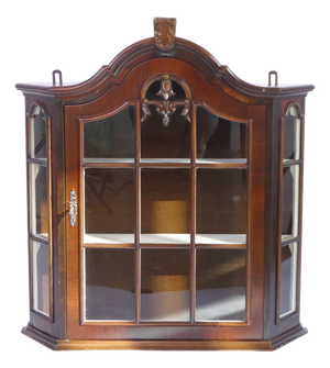 Large Vintage Wooden Wall Display with Ornament, 1960s