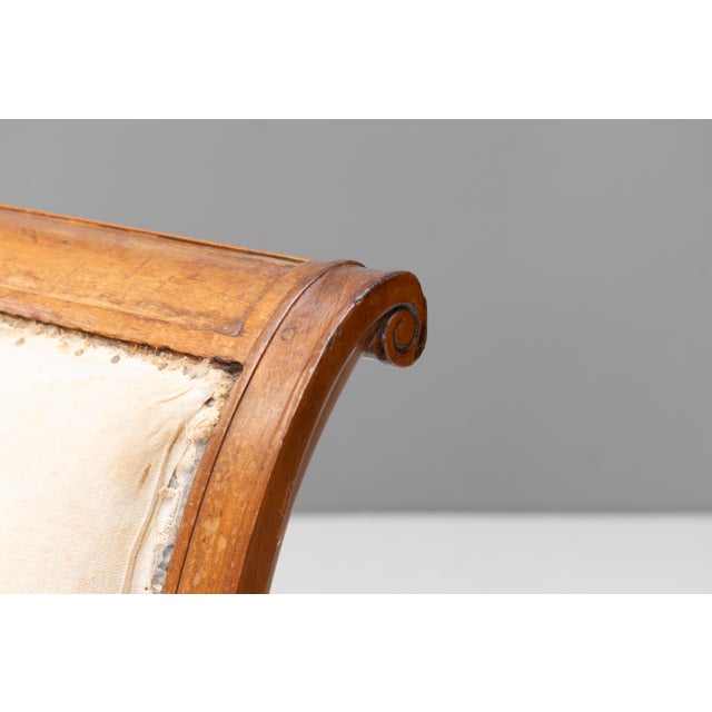 Wood French Cherrywood Sofa, 1920s For Sale - Image 7 of 10