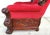 Large Asian Chinoiserie Carved Rosewood Armchair For Sale - Image 10 of 12