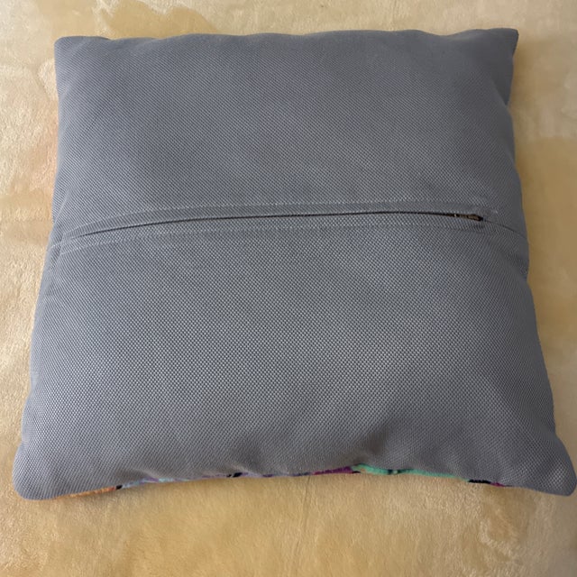 Butterfly Decorative Pillow 16” X 16” 1980-1990’s For Sale In Las Vegas - Image 6 of 9