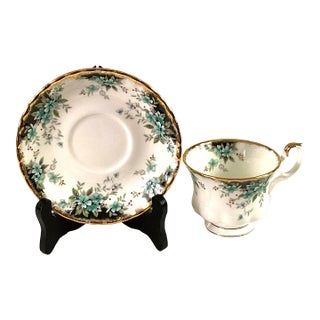 1990s Royal Albert-“Badminton” Teacup, and Saucer, From the Royal Choice Series For Sale