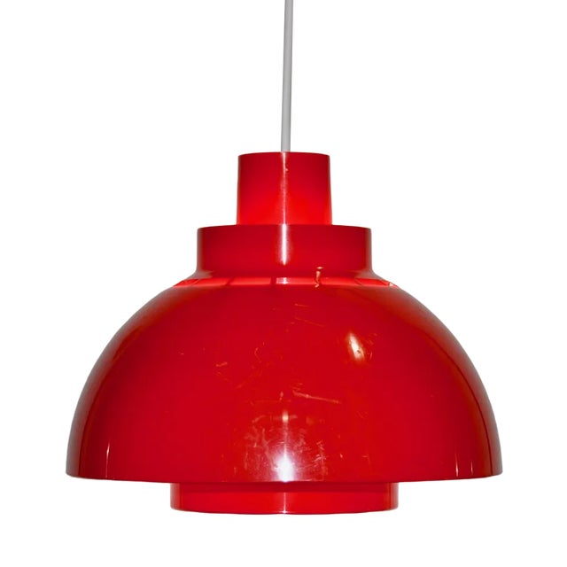 Danish Lamp by K. Kewo for Red Solar Nordisk For Sale