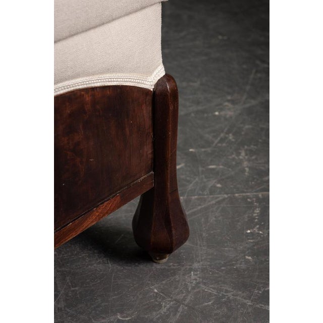 Antique Upholstered Ottoman, 1920s For Sale - Image 6 of 11