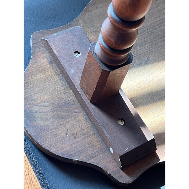 Late 19th Century Antique Victorian Decal Inlay Parlor Table With Spool-Turned Trestle Base For Sale - Image 12 of 12