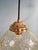 Pendant Lights in Amber Bubbled Glass, 1970s, Set of 2 For Sale - Image 6 of 16