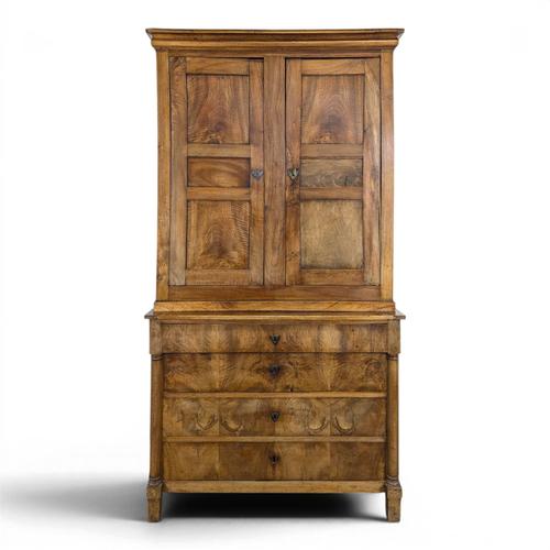 Empire Walnut Sideboard and Chest of Drawers For Sale - Image 11 of 11