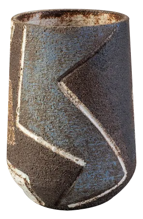 Glazed Stoneware Vase from Zaalberg Holland, 1950s