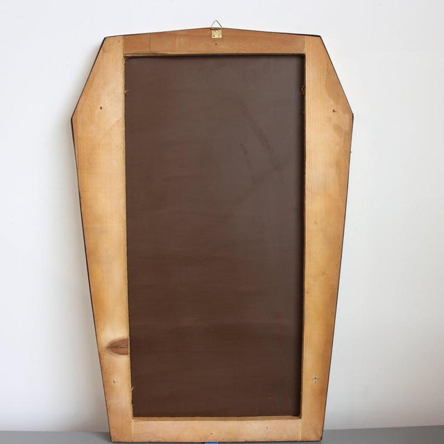 Vintage Italian Wall Mirror with Brass Frame, 1960s For Sale - Image 17 of 18