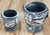 Traditional Vintage Greek Key and Grape Motif Concrete Planter Pair For Sale - Image 3 of 9