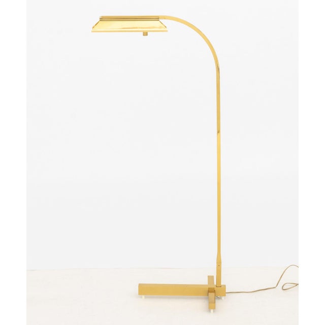 Modern Casella Lighting Adjustable Floor Lamps, Pair For Sale - Image 3 of 12