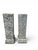 Elegant pair of marble pedestals carved in Italy during the 1920s. Crafted from fine Italian marble, these refined...
