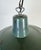 Green Industrial Green Enamel Cage Pendant Light, 1960s For Sale - Image 8 of 18