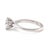 Gia 18ct White Gold Diamond Engagement Ring 1.01ct 3.62g, Size 4.5 For Sale - Image 4 of 9