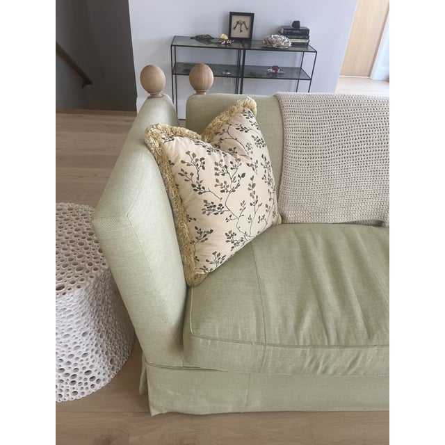 English Embroided Silk Throw Pillows- Set of 2 For Sale - Image 3 of 10