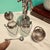 Mid-Century Modern Bombay Co. Silver Plated Nubian Man Salt & Pepper Shaker, Condiment Basket 2001 For Sale - Image 9 of 18