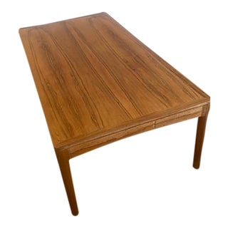 Rosewood Scandinavian Coffee Table Haug Snekkeri by Tomter Bruksbo, 1960s For Sale