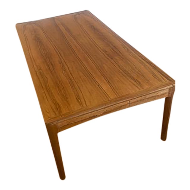 Rosewood Scandinavian Coffee Table Haug Snekkeri by Tomter Bruksbo, 1960s For Sale